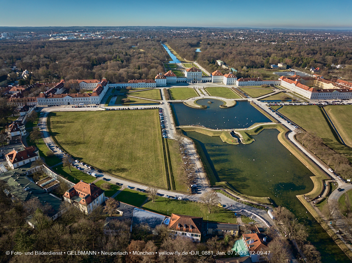 07.01.2023 - Umgebung vom Schloß Nymphenburg